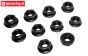 TPS6115 Mutter selbstsichernd M8R Schwarz, 10 st.