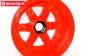 TPS5026/60r Nylon Felge Rot Ø120-B60 mm, 2 st.