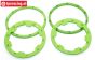 TPS5030/GR HD Nylon Felgenringe Grün Ø120 mm, 4 st.