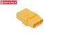TPS087/90 AMASS XT90 Gold stecker Ø6,0 mm, 4 st.