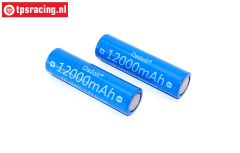 TPS12000/02 18650 Li-Ion Akku 3,7 Volt 12000 mHa, 2 st.