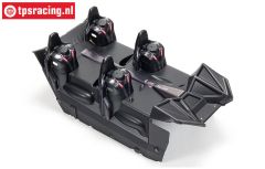 ARA411013 ARRMA Fireteam innenraum Schwarz, 1 st.