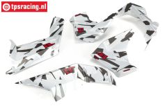 ARA411017 ARRMA Fireteam Karosserie Weiß-Camo, set