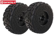 ARA550107 ARRMAdBoots Fireteam-Reifen geklebt, 2 st.
