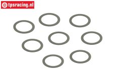 ARA709031 ARRMA Passscheibe Ø13-Ø16-D0,2 mm, 8 St.