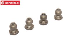 BWS55043 Alu-Kugeln Ø11-M5-H16 mm BWS-LOSI, 4 st.