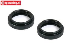 BWS55045Z Stoßdämpfer mutter Schwarz Ø24 mm, 2 st.