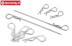 BWS56077 Body-RC Box Clips BWS-LOSI, Set