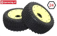 BWS69034/02 Mini-Pin Schwarz-Gelb Ø180-B75 mm, 2 st
