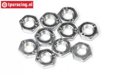 FG1196/05 Stahl Mutter flach M6R-H3,2 mm, 10 St.