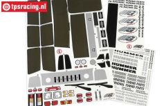 FG30155 Dekorbogen Hummer H2, Set
