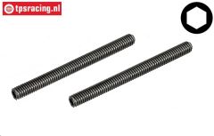 FG4402/02 Gewindestange M4-L45 mm, 2 st.
