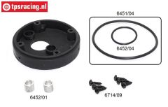 FG6451/03 Lufftfilter adapter ohne choke Ø62 mm, set