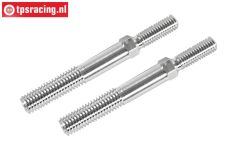 FG66226/05 Alu-gewindestange M8/M10 L/R-L84 mm, 2 St.