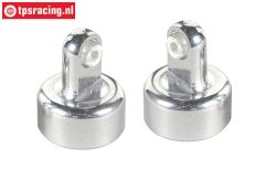 FG66292/02 Alu-Stoßd. verschluss Ø8-Ø20 mm, 2 St.