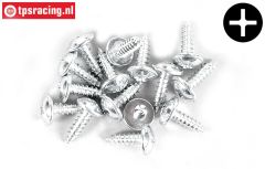 FG6715/09 Linsenk.-Blechschr. Flansch. Ø2,9-L9,5 mm, 15 st.