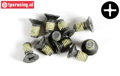 FG6718/09 Senkkopf schraube Kreuz Loct. M4-L9 mm, 10 st.