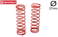 FG67303 Stoßd. feder rot Ø27-Ø2,5-L105 mm, 2 St.