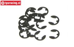 TPS6732/06 Sicherungsscheibe Schwarz Ø6 mm, 15 St.