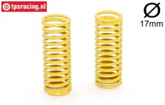 FG7182 Stoßdämpferfeder Gelb Ø17-Ø2,3-L58 mm, 2 St.