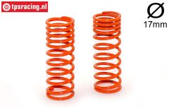 FG7192 Stoßd. feder progres. Orange Ø17-Ø2,2-L58 mm, 2 St.