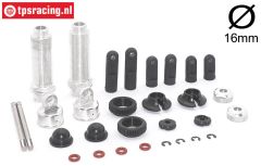 FG7202 Tuning Stoßdämpfer Ø16-L130 mm, Set