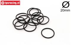 FG7206/04 Stoßdämpfer O-ring stellring Ø20 mm, 12 st.