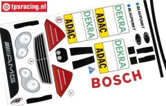 FG7243/01 Dekorbogen Mercedes C-Klasse DTM, set