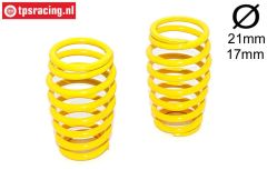 FG7289 Stoßdämpferfeder Gelb Ø2,8-L50 mm, 2 st.