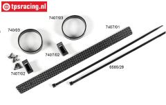 FG7407 CFK Reso Halterung-Strebe Ø50 mm Reso, Satz