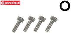 FG9439/10 Zylinderkopf schraube M3-L10 mm, 4 st.