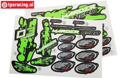 FG6159 Dekorbogen Marder Nero Buggy Grün, Set
