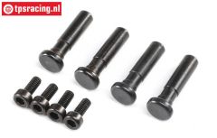 LOS244005 Achschenkelbolzen set vorne LMT Truck, 4 st.