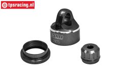 MXDP/CAP-BK PROMOTO Alu Stoßd.Versch. Schwarz, Set
