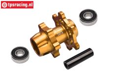 MX006-GD PROMOTO Alu-Radachse vorne Gold, Set