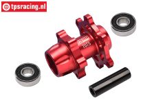 MX006-R PROMOTOX Alu-Radachse vorne Rot, Set