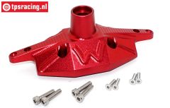 SB013A-R Alu-Hinterachsgehause rot SBR-SRR, 1 st.