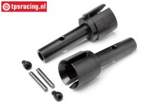 HPI104967 Stahl Radachse SHD, 2 st.