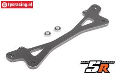 HPI115759 Dämpferhalter Platte hinten 5R Gun Metal, 1 st.