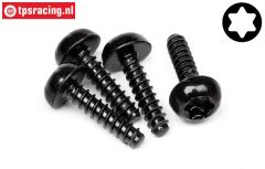 HPI15495 Torx Linsen-Schneid schraube Ø4-L16 mm, 4 St.