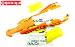 HPI7766 Karosserie Lackiert, Orange-Gelb-Weiß, Set