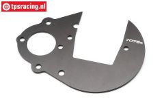 HPI87291 Getriebeplatte HD Gun Metal, 1 stk.