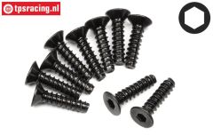 HPI94305 Senkkopf-schneidschraube Ø3-L12 mm, 10 St.