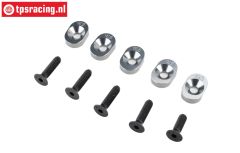 LOS-4166 LOSI 5IVE-TG Motorbefestigung 18,5/67Z, 5 st.