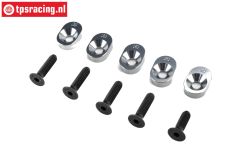 LOS-4138 LOSI 5IVE-TG Motorbefestigung 190/67Z, 5 st.