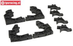 LOS251016 Achsböcken vorne/hinten DBXL-MTXL, Set