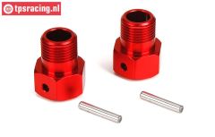LOS252012 DBXL Radmitnehmer Rot, 2 st.