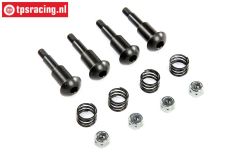 LOS252095 Bremsbeläge befestigung LOSI 5T 2.0, set