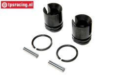LOS252121 LOSI DBXL-E 2.0 Antriebs kupplung, 2 st.