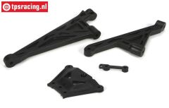 LOSB2558 Chassisstrbe/Platte LOSI 5T-BWS, set